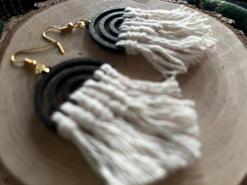 Boho náušnice — foto 4