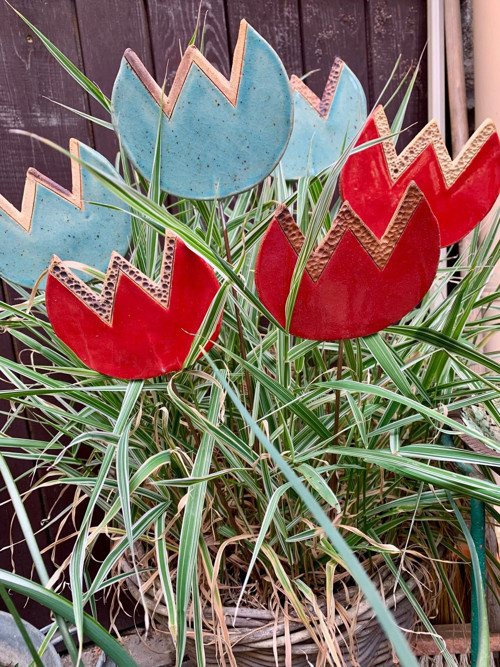 Barevné tulipány zápichy. — foto 2