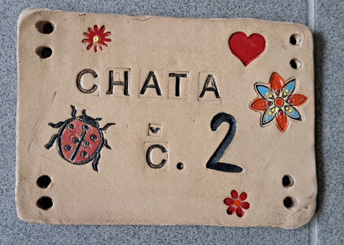 Malá cedule na chatu, barák — foto 3