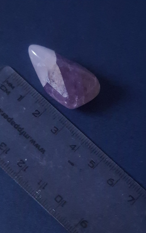 Krystal křemene s ametystem III — foto 6