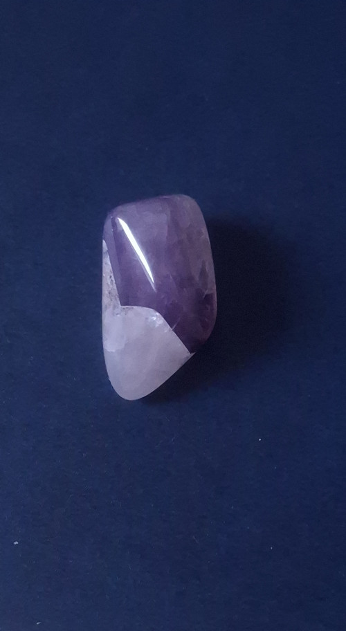 Krystal křemene s ametystem III — foto 2