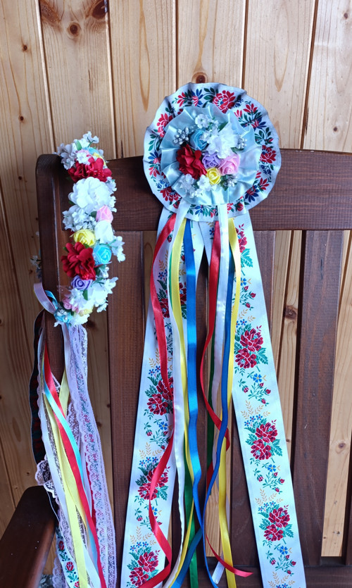 Vonička folklorní světle modrá — foto 2