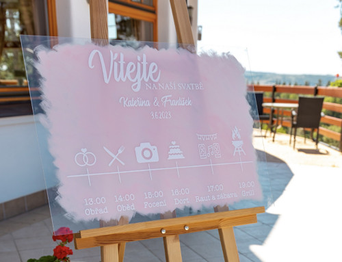 Uvítací svatební cedule — foto 3