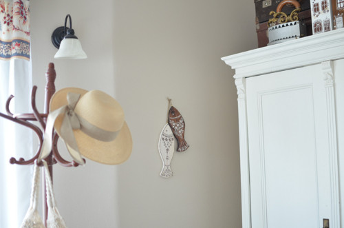 Rybičky hnědo bílé set — foto 3