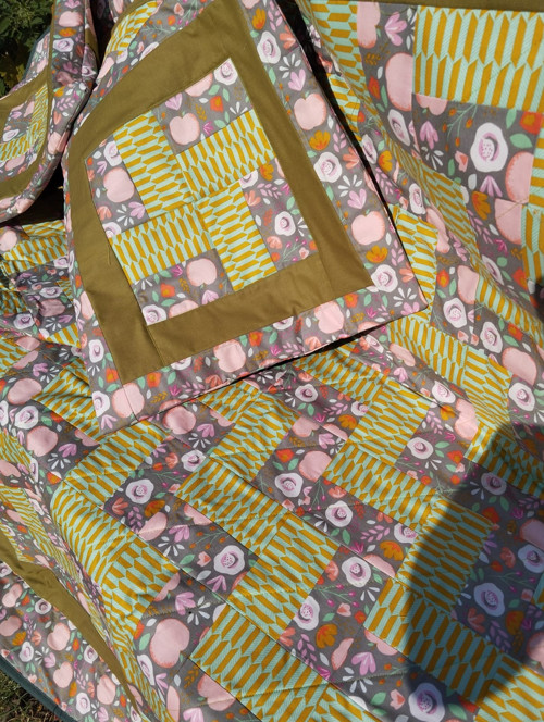 Patchwork souprava povlaky + deka — foto 2