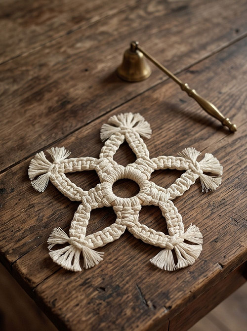 Macramé hvězda — foto 3