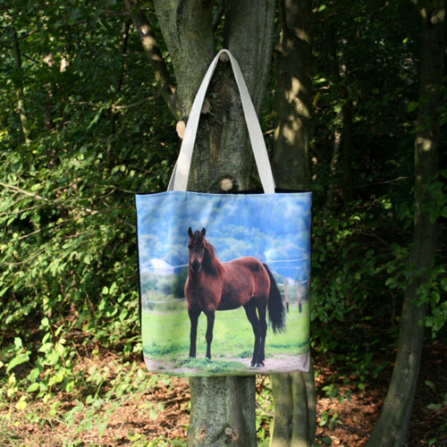 Panel bavlněný 30x30 cm: Kobyla Jiskra — foto 3