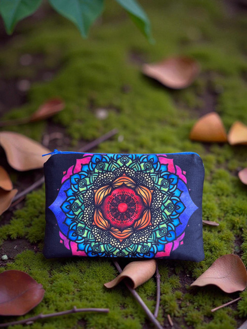 Panel bavlněný 16x11 cm: Mandala čakrová — foto 2