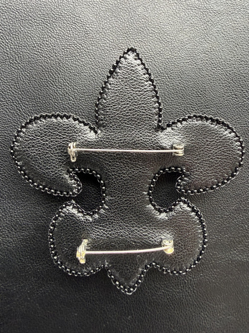 Brož Fleur-de-lis Červená — foto 5