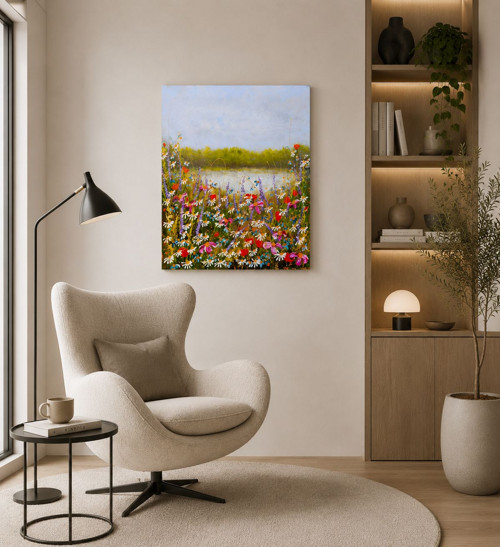 Jezerní louka.....60x70cm — foto 6