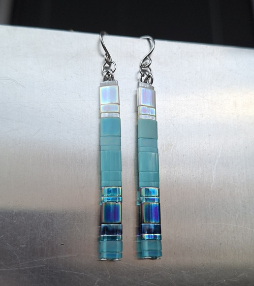Náušnice aqua aurora — foto 4