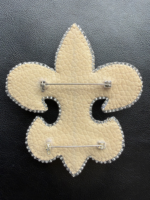 Brož Fleur-de-lis Stříbrná — foto 5