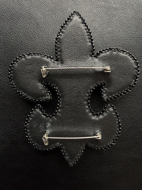 Brož Fleur-de-lis Černá — foto 5