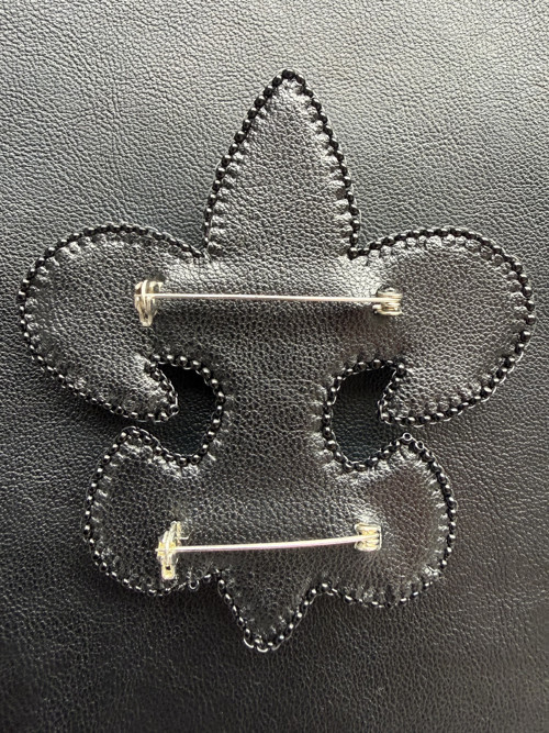 Brož Fleur-de-lis Tyrkysová — foto 5