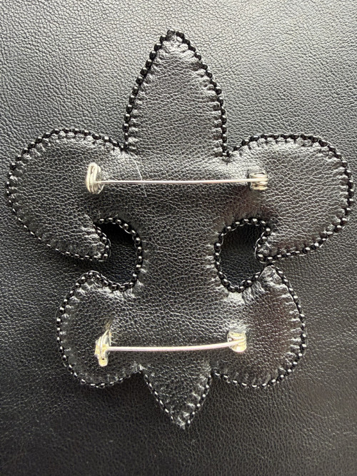 Brož Fleur-de-lis Modrá — foto 5