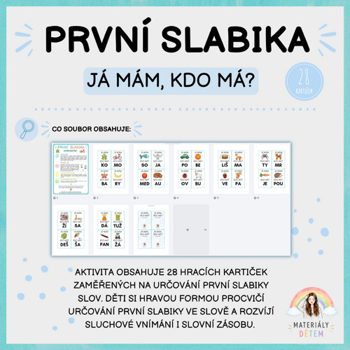 Já mám, kdo má? První slabika — foto 2