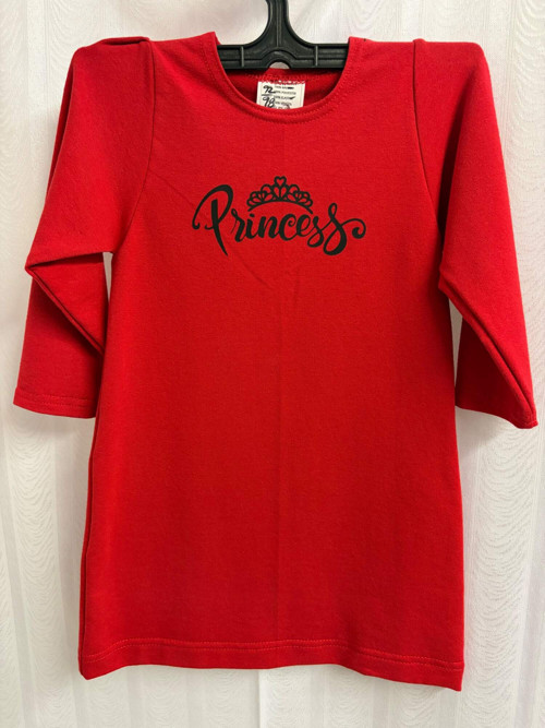 Dětské šaty červené Princess 92 — foto 2