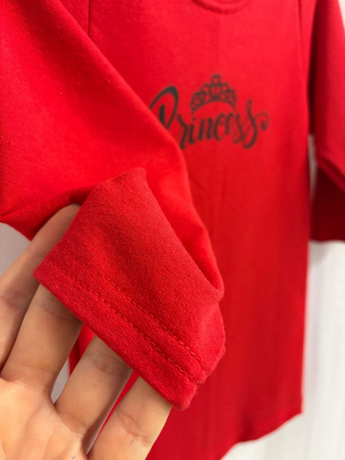 Dětské šaty červené Princess 92 — foto 4