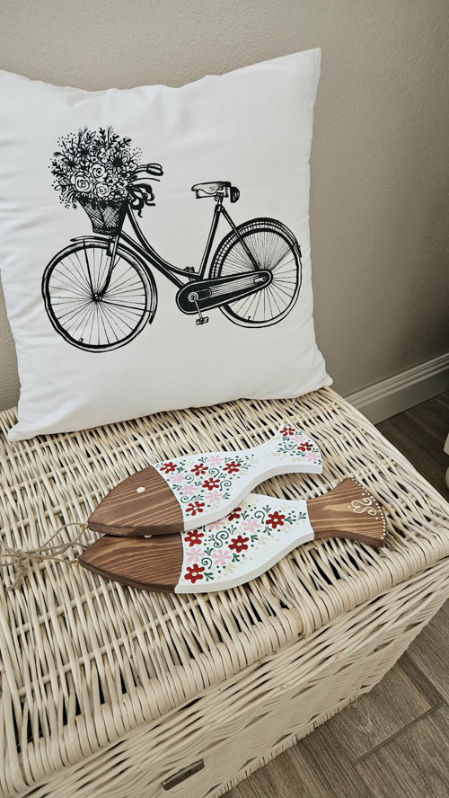 Rybičky set s červenými kvietkami — foto 3