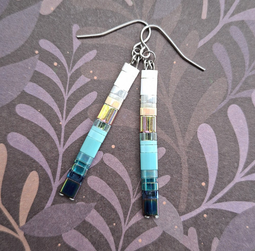 Náušnice aqua aurora — foto 4