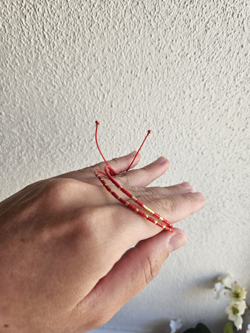 Náramek z korálků Miyuki — foto 4