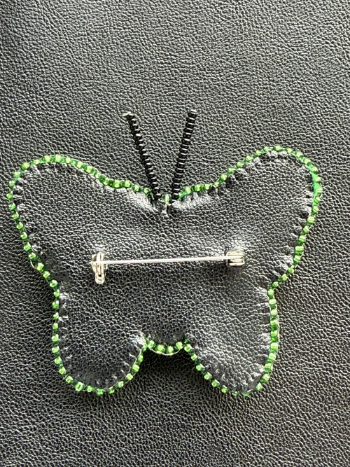 Brož Motýl – Zelená (Jade) — foto 3