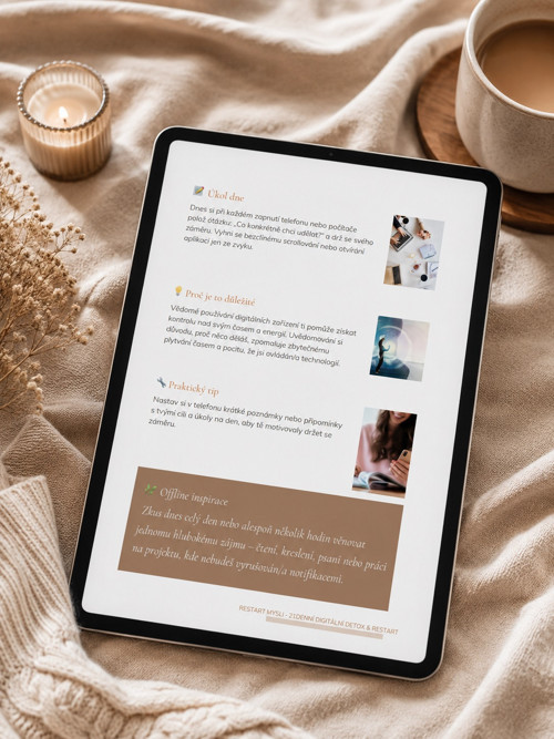 Restart mysli | Digitální detox + 2 bonusy PDF — foto 4