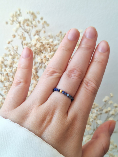 Prsten Alethea - lapis lazuli — foto 3