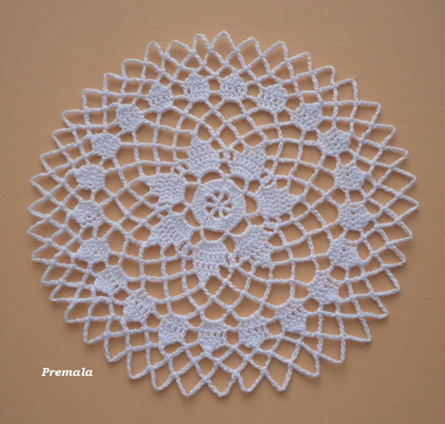 Dečka do lapače snů 12 cm bílá — foto 2
