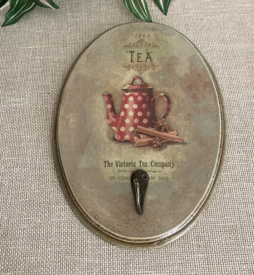 Vintage nástěnný věšák „Tea Time“ — foto 2