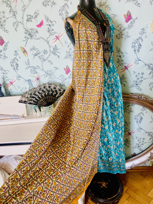 Šaty boho hedvábné — foto 4