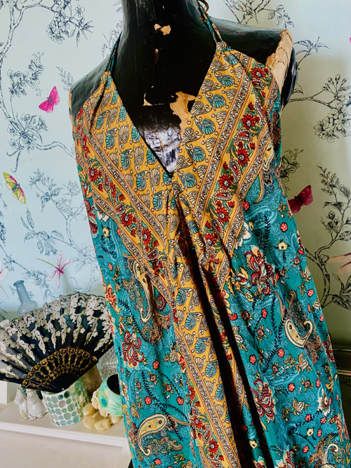Šaty boho hedvábné — foto 5