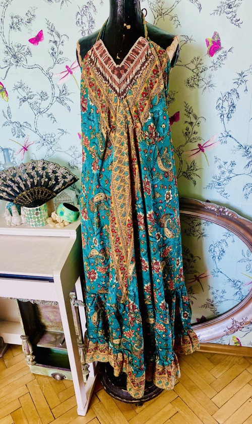 Šaty boho hedvábné — foto 3