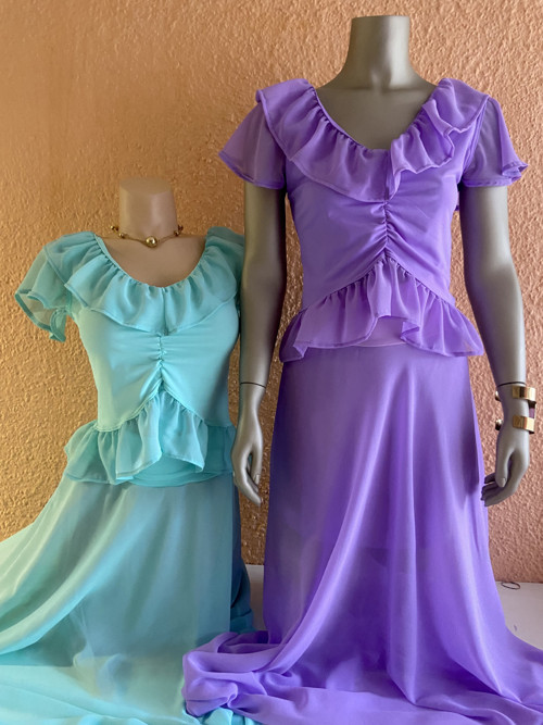 Halenka s volánky - lila — foto 5