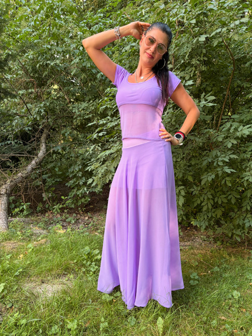 Sukně Zoe - lila — foto 2