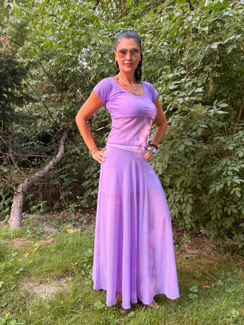 Sukně Zoe - lila — foto 6