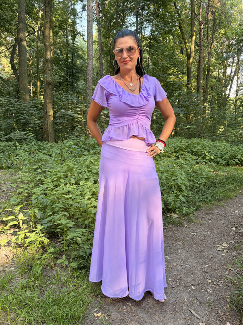 Sukně Zoe - lila — foto 4