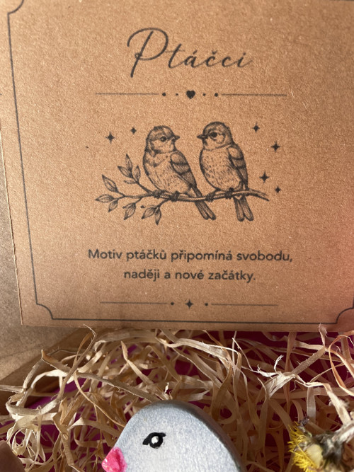 Ptáček - růžový — foto 6