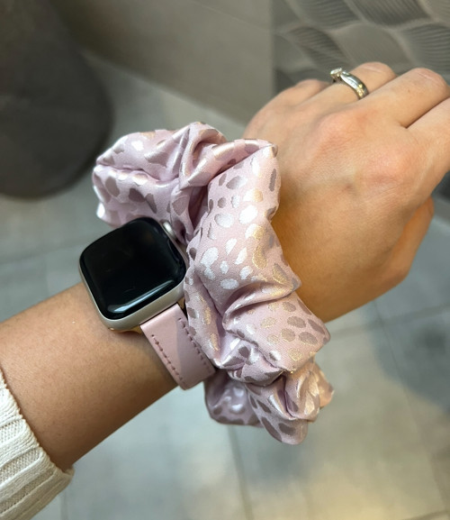 Saténová scrunchie široká — foto 2