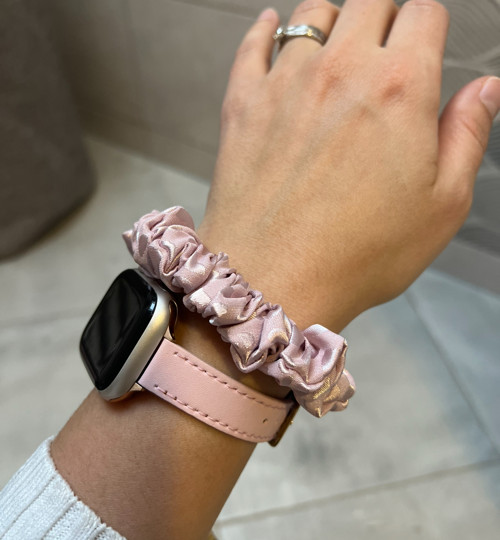 Saténová scrunchie mini — foto 5