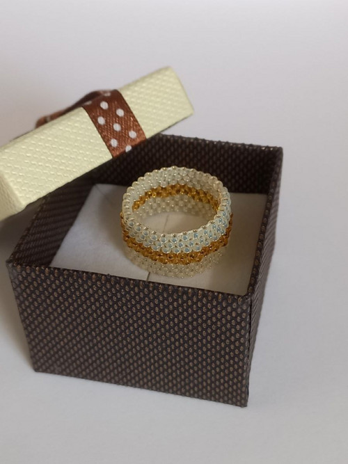 Prsten - Cream Silver Gold. — foto 5