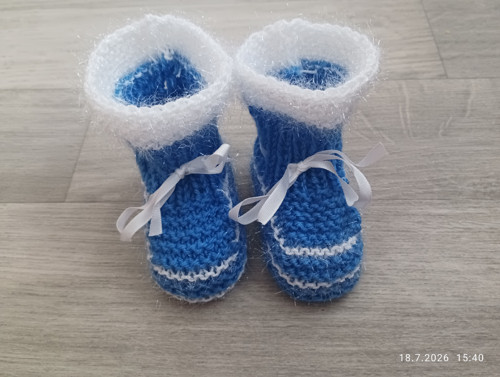 Pletené bačkůrky — foto 2