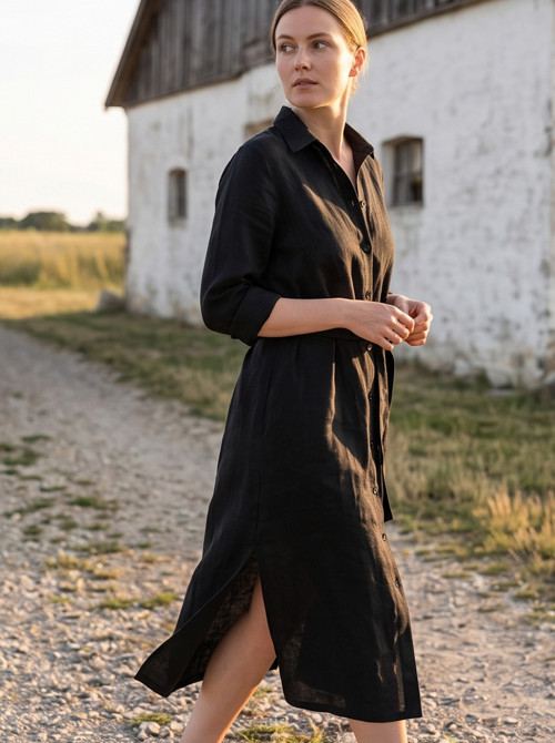Šaty ALISON - lněné — foto 3
