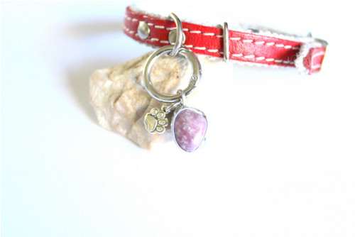 Minerální talisman pro psy, kočky - Lepidolit 2 — foto 4