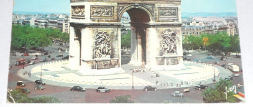 POHLEDNICE • Paříž, Vítězný oblouk — foto 2