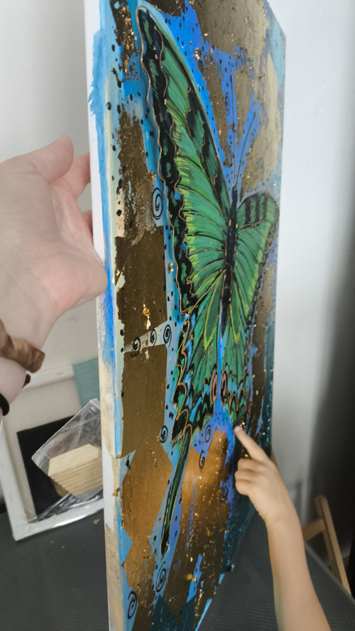 Motýl 55×75 cm — foto 4