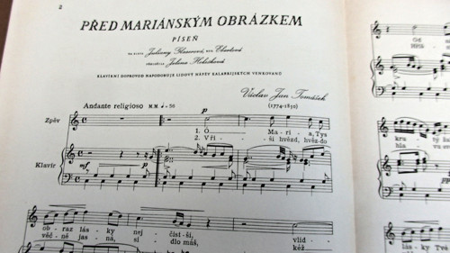 Před mariánským obrázkem — foto 2