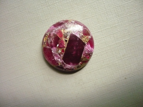 Kabošon - rubín 23 mm, č.9f — foto 2