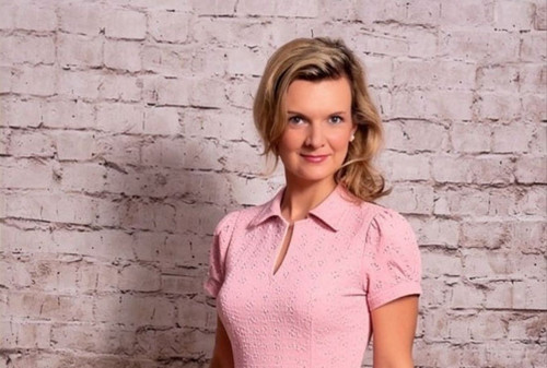 Dlouhé šaty - Madeira pink - Vel. 44 — foto 2