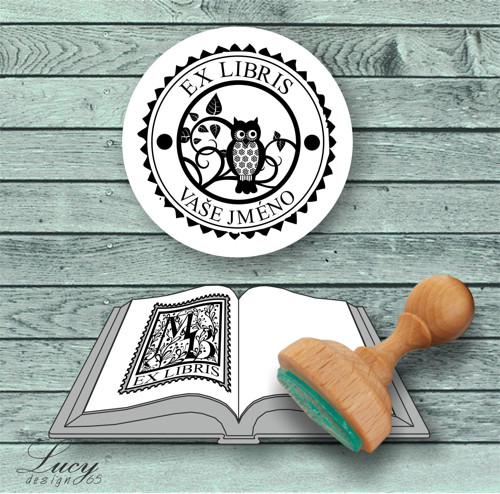 Razítko Ex libris s vlastním jménem — foto 3